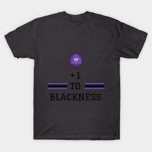 +1 To Blackness Variant Text T-Shirt